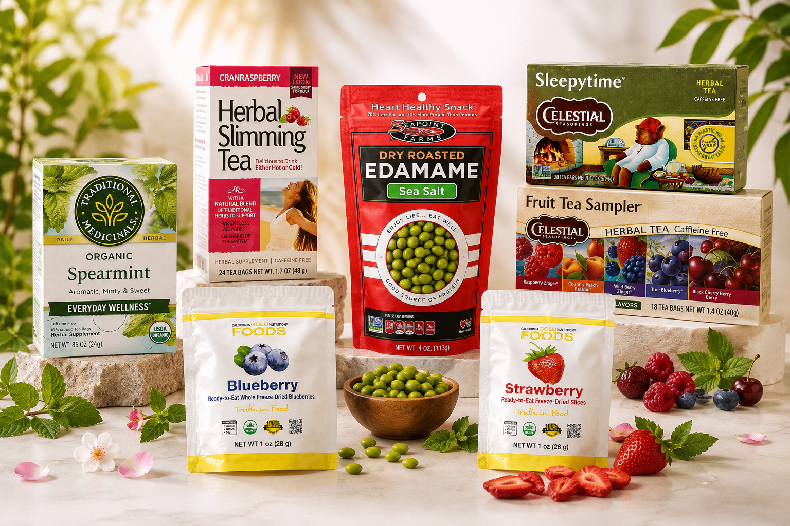 Tea & Healthy Snacks